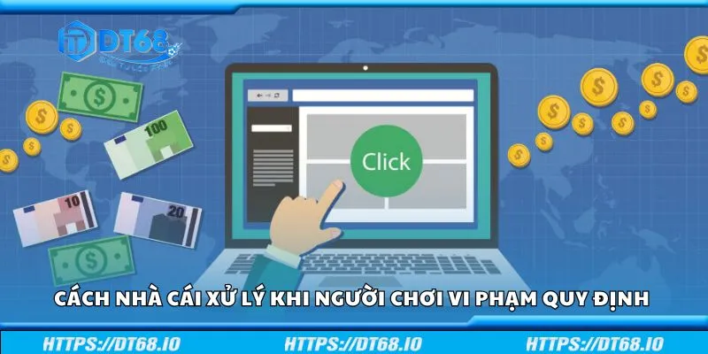 Cách nhà cái xử lý khi người chơi vi phạm quy định
